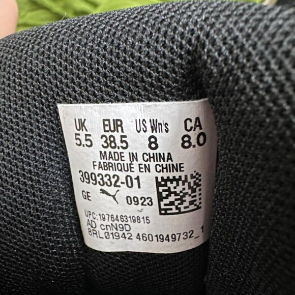 Puma Fenty Creepers Black Suede Sneakers Women’s - Picture 7 of 9